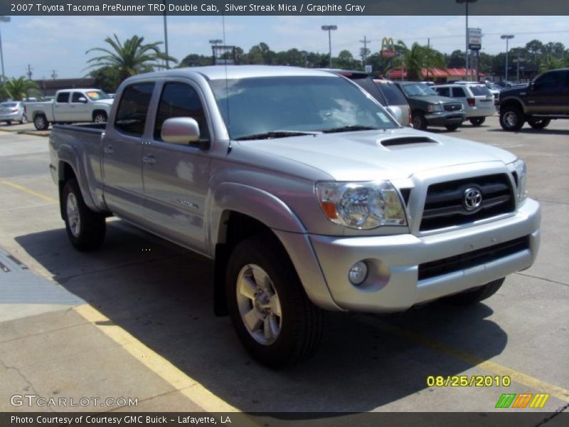 Silver Streak Mica / Graphite Gray 2007 Toyota Tacoma PreRunner TRD Double Cab