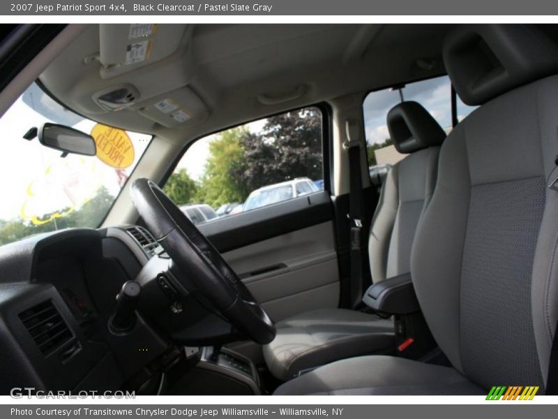 Black Clearcoat / Pastel Slate Gray 2007 Jeep Patriot Sport 4x4