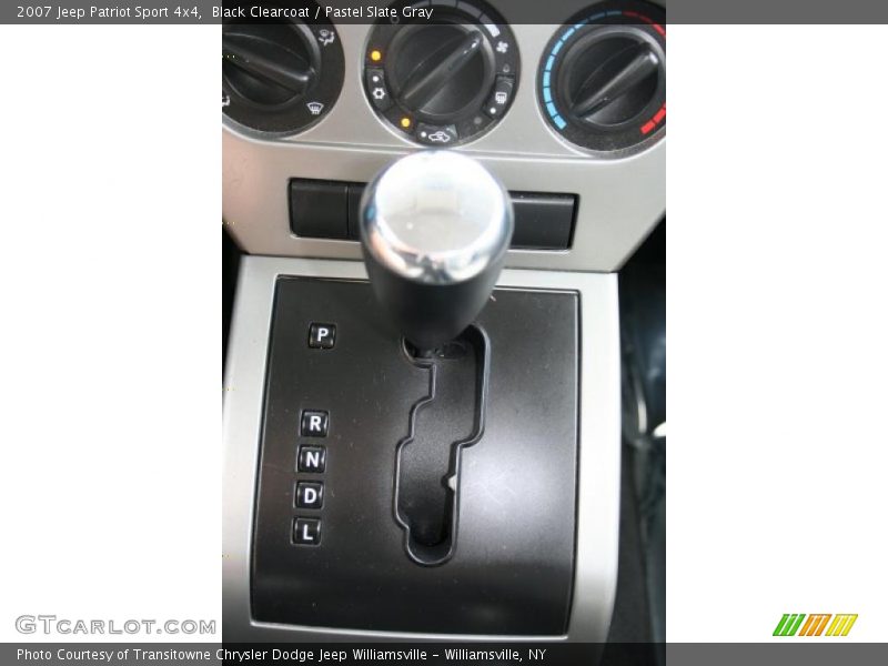 Black Clearcoat / Pastel Slate Gray 2007 Jeep Patriot Sport 4x4