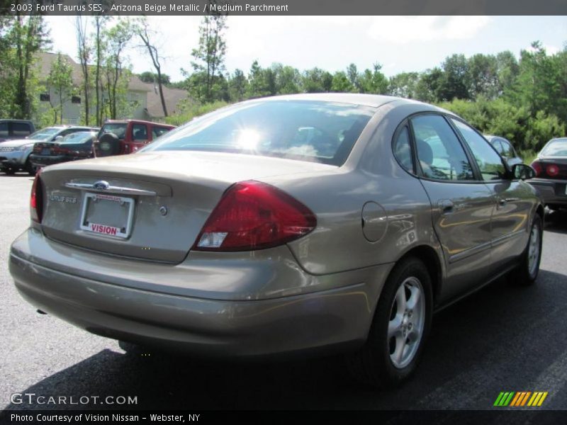 Arizona Beige Metallic / Medium Parchment 2003 Ford Taurus SES