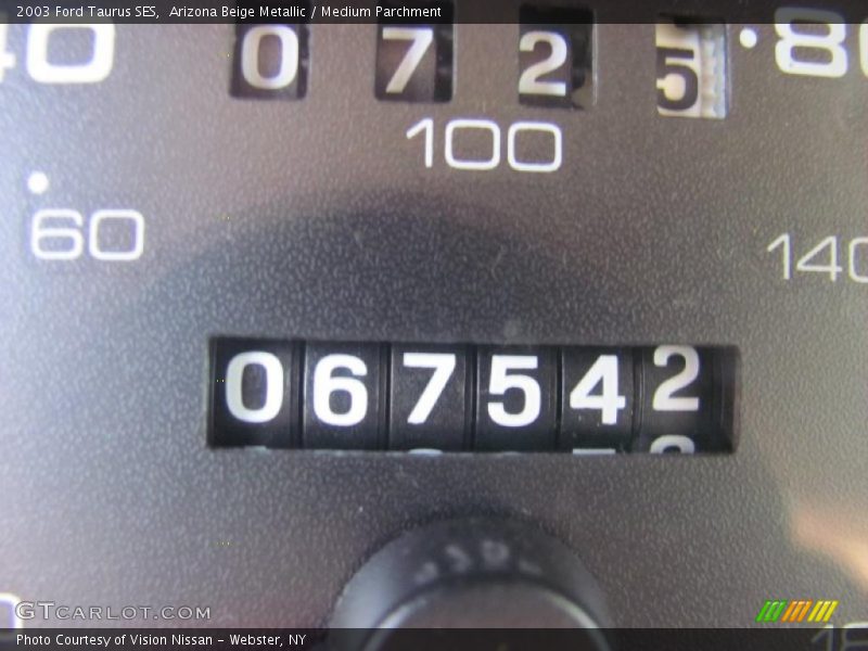 Arizona Beige Metallic / Medium Parchment 2003 Ford Taurus SES