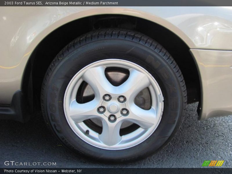 Arizona Beige Metallic / Medium Parchment 2003 Ford Taurus SES