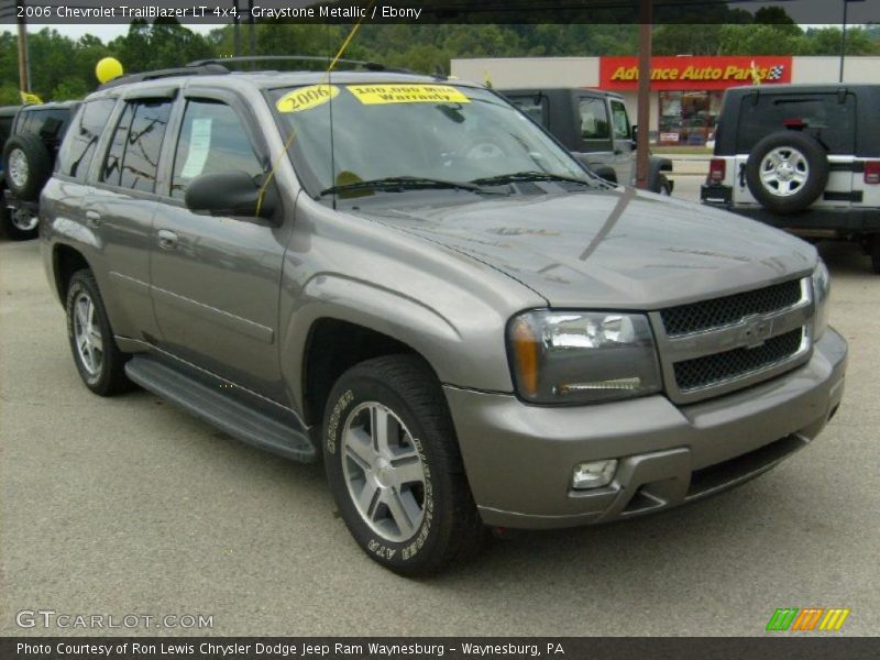 Graystone Metallic / Ebony 2006 Chevrolet TrailBlazer LT 4x4