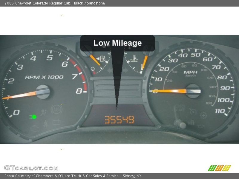 Black / Sandstone 2005 Chevrolet Colorado Regular Cab