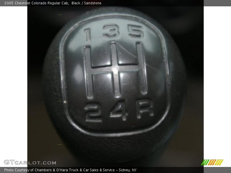 Black / Sandstone 2005 Chevrolet Colorado Regular Cab