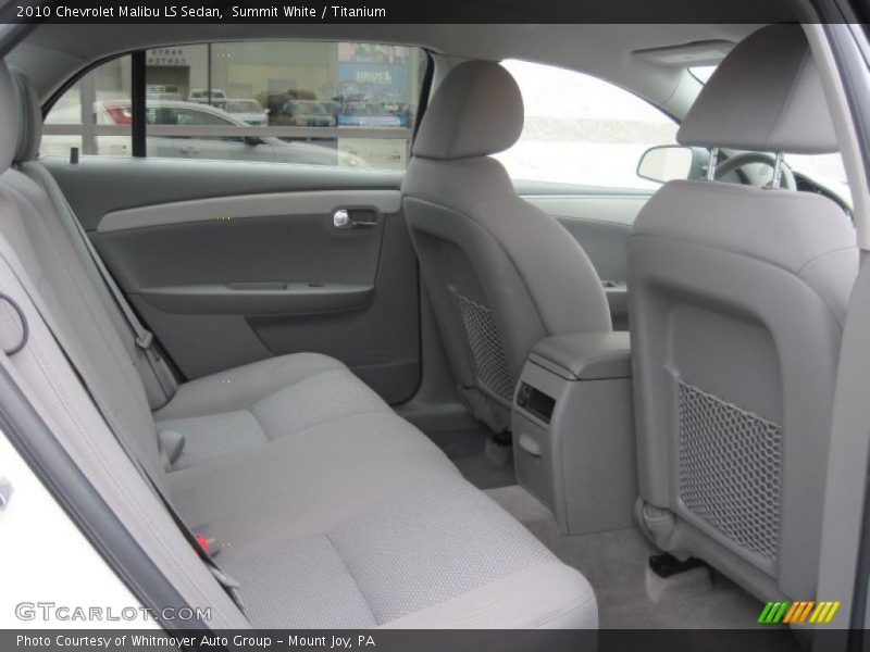 Summit White / Titanium 2010 Chevrolet Malibu LS Sedan