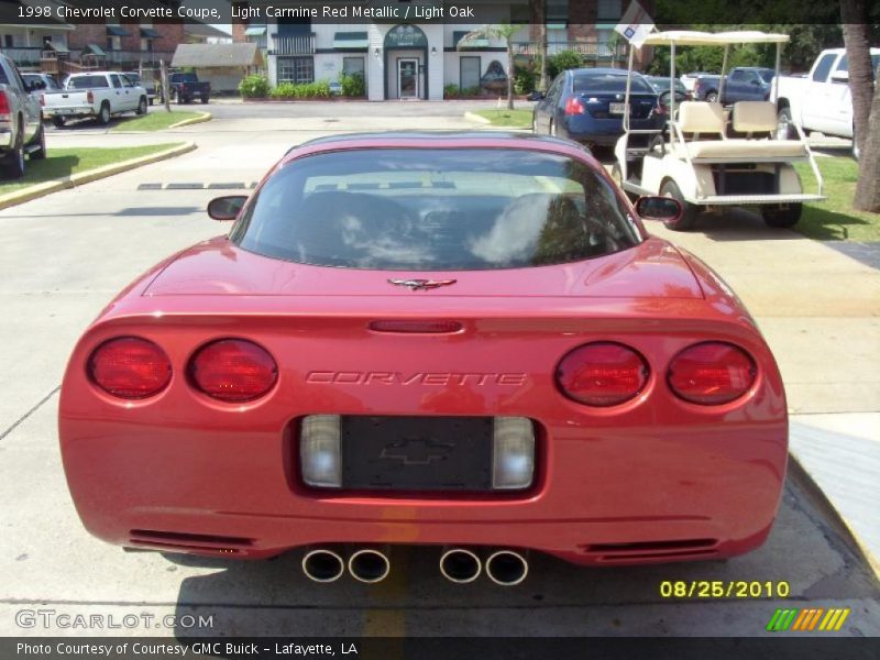 Light Carmine Red Metallic / Light Oak 1998 Chevrolet Corvette Coupe