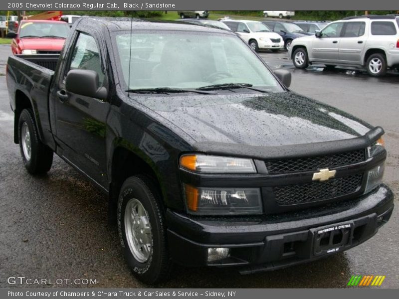 Black / Sandstone 2005 Chevrolet Colorado Regular Cab