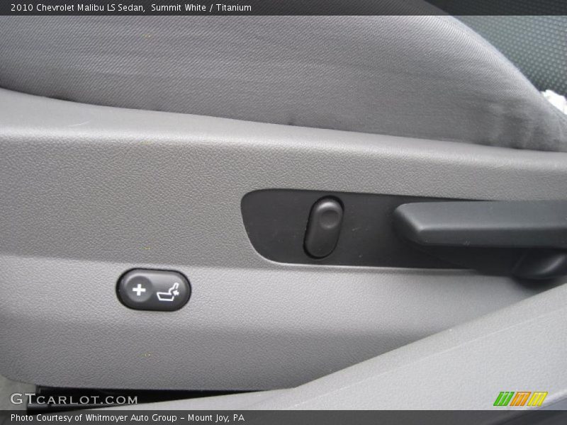 Summit White / Titanium 2010 Chevrolet Malibu LS Sedan