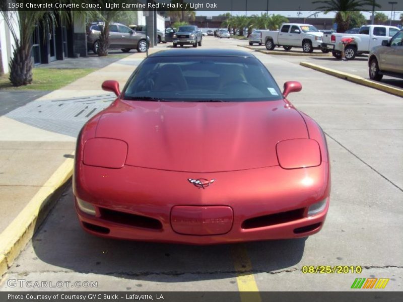 Light Carmine Red Metallic / Light Oak 1998 Chevrolet Corvette Coupe