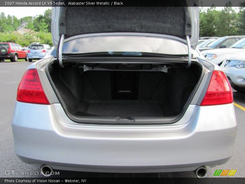 Alabaster Silver Metallic / Black 2007 Honda Accord LX V6 Sedan