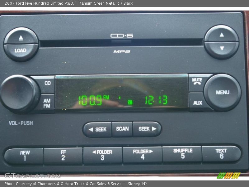 Titanium Green Metallic / Black 2007 Ford Five Hundred Limited AWD