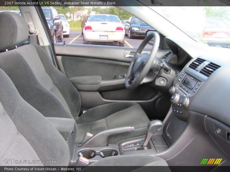 Alabaster Silver Metallic / Black 2007 Honda Accord LX V6 Sedan