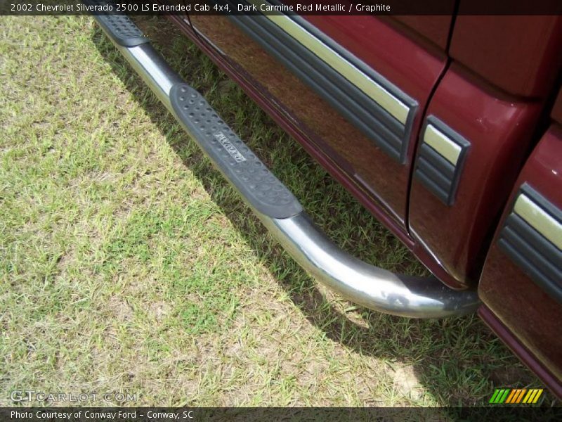 Dark Carmine Red Metallic / Graphite 2002 Chevrolet Silverado 2500 LS Extended Cab 4x4