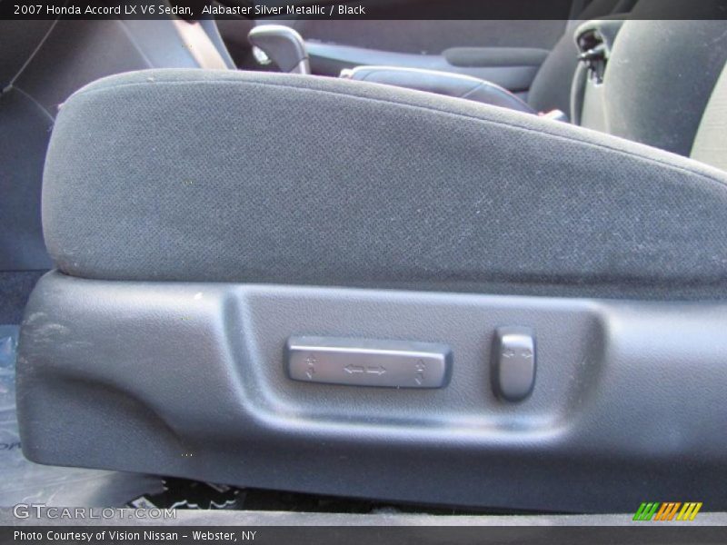 Alabaster Silver Metallic / Black 2007 Honda Accord LX V6 Sedan