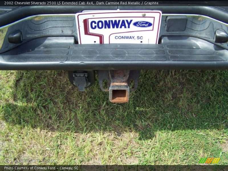 Dark Carmine Red Metallic / Graphite 2002 Chevrolet Silverado 2500 LS Extended Cab 4x4
