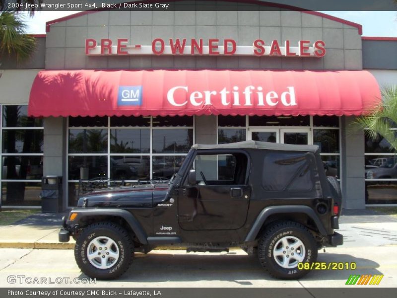 Black / Dark Slate Gray 2004 Jeep Wrangler Sport 4x4