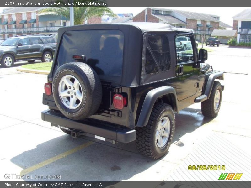 Black / Dark Slate Gray 2004 Jeep Wrangler Sport 4x4