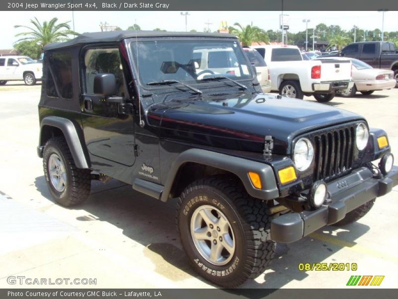 Black / Dark Slate Gray 2004 Jeep Wrangler Sport 4x4