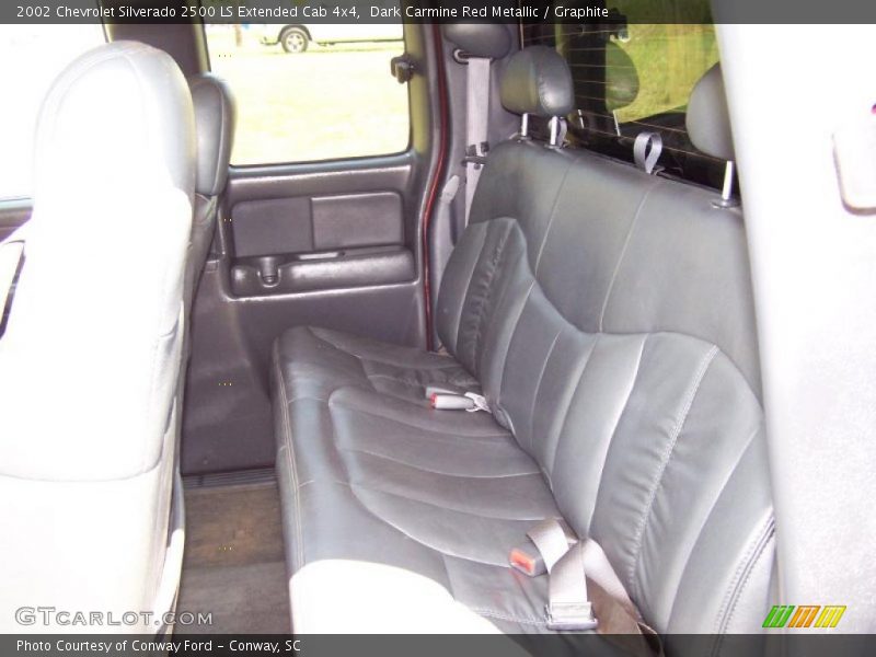 Dark Carmine Red Metallic / Graphite 2002 Chevrolet Silverado 2500 LS Extended Cab 4x4