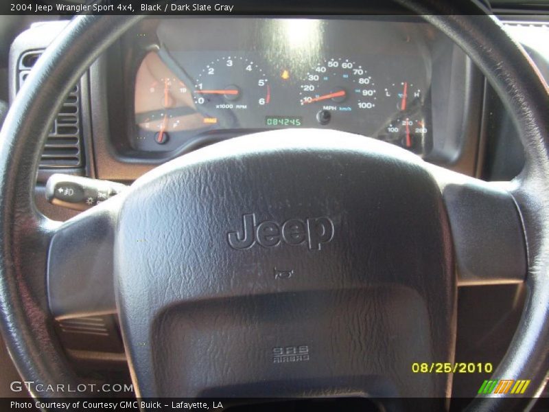 Black / Dark Slate Gray 2004 Jeep Wrangler Sport 4x4