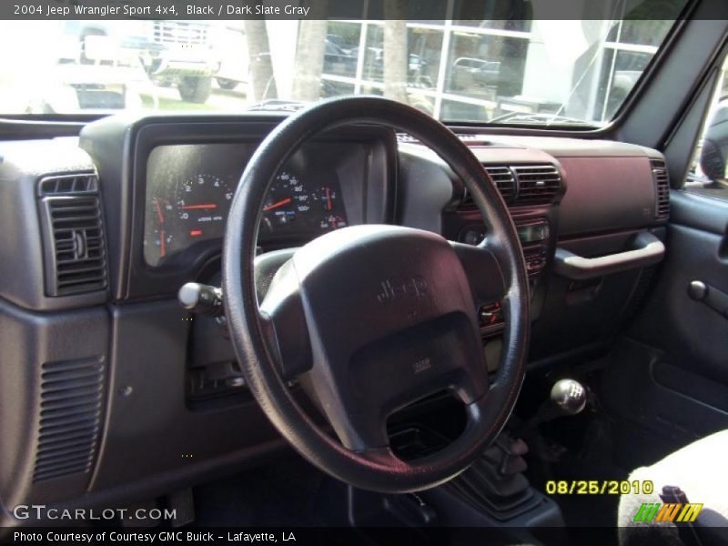 Black / Dark Slate Gray 2004 Jeep Wrangler Sport 4x4
