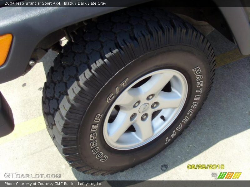 Black / Dark Slate Gray 2004 Jeep Wrangler Sport 4x4