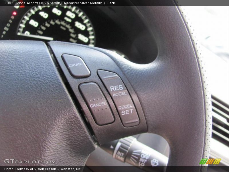 Alabaster Silver Metallic / Black 2007 Honda Accord LX V6 Sedan