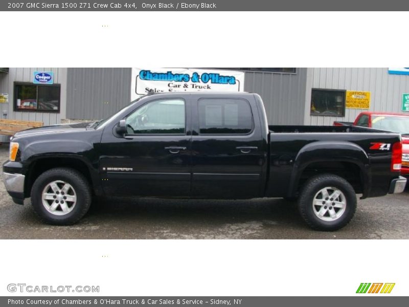 Onyx Black / Ebony Black 2007 GMC Sierra 1500 Z71 Crew Cab 4x4