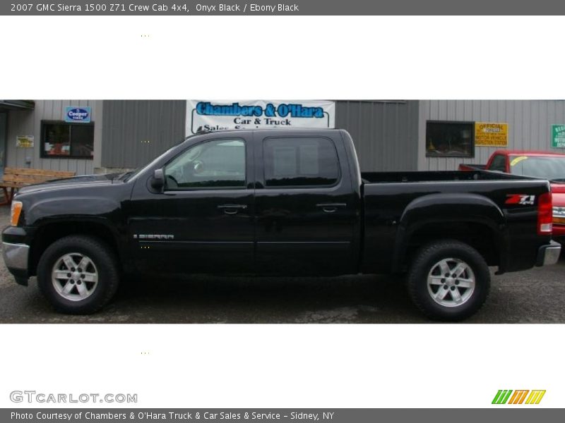 Onyx Black / Ebony Black 2007 GMC Sierra 1500 Z71 Crew Cab 4x4