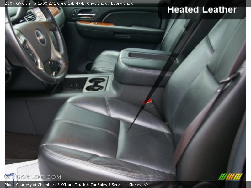 Onyx Black / Ebony Black 2007 GMC Sierra 1500 Z71 Crew Cab 4x4