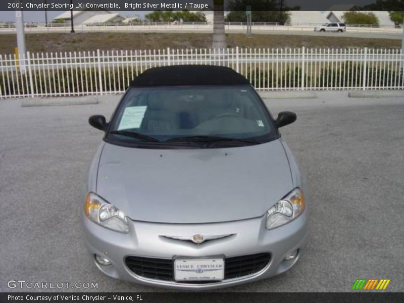 Bright Silver Metallic / Taupe 2001 Chrysler Sebring LXi Convertible