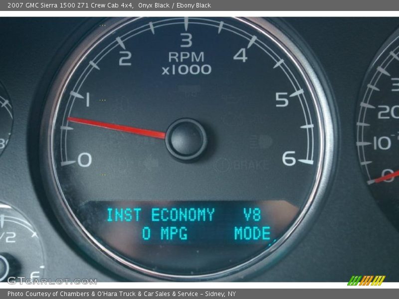 Onyx Black / Ebony Black 2007 GMC Sierra 1500 Z71 Crew Cab 4x4