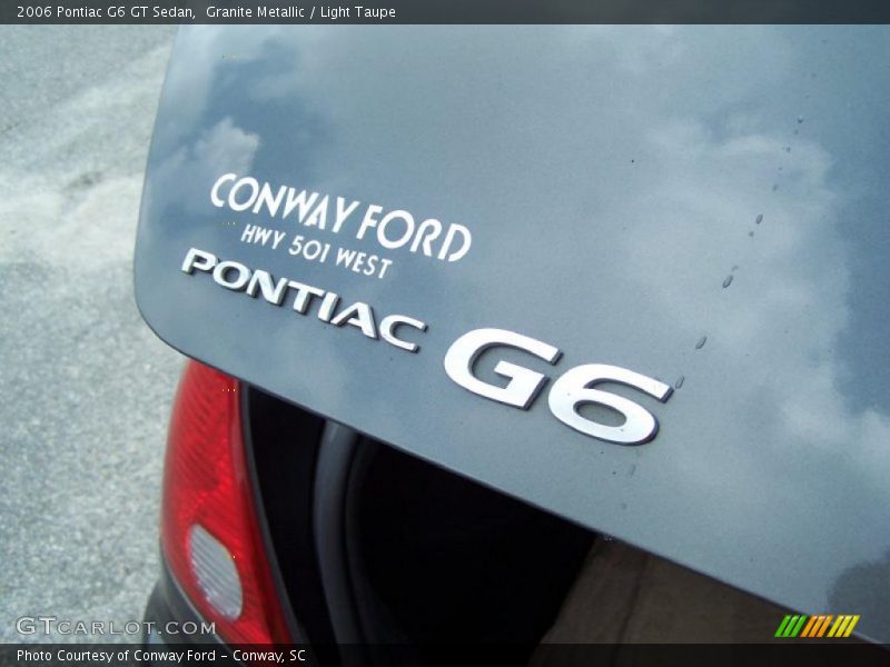 Granite Metallic / Light Taupe 2006 Pontiac G6 GT Sedan