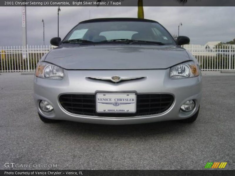 Bright Silver Metallic / Taupe 2001 Chrysler Sebring LXi Convertible
