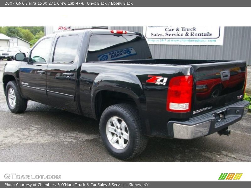 Onyx Black / Ebony Black 2007 GMC Sierra 1500 Z71 Crew Cab 4x4