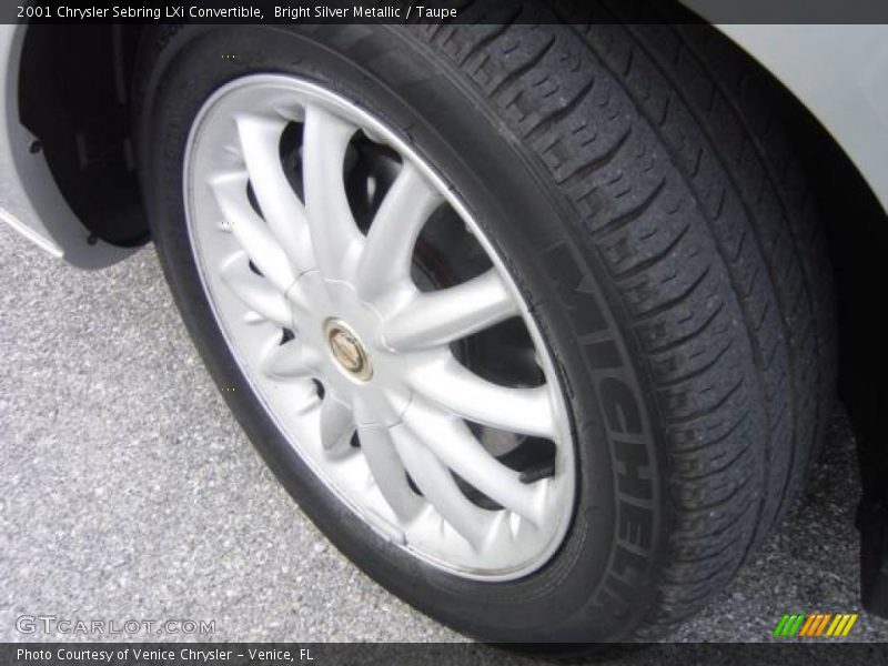 Bright Silver Metallic / Taupe 2001 Chrysler Sebring LXi Convertible