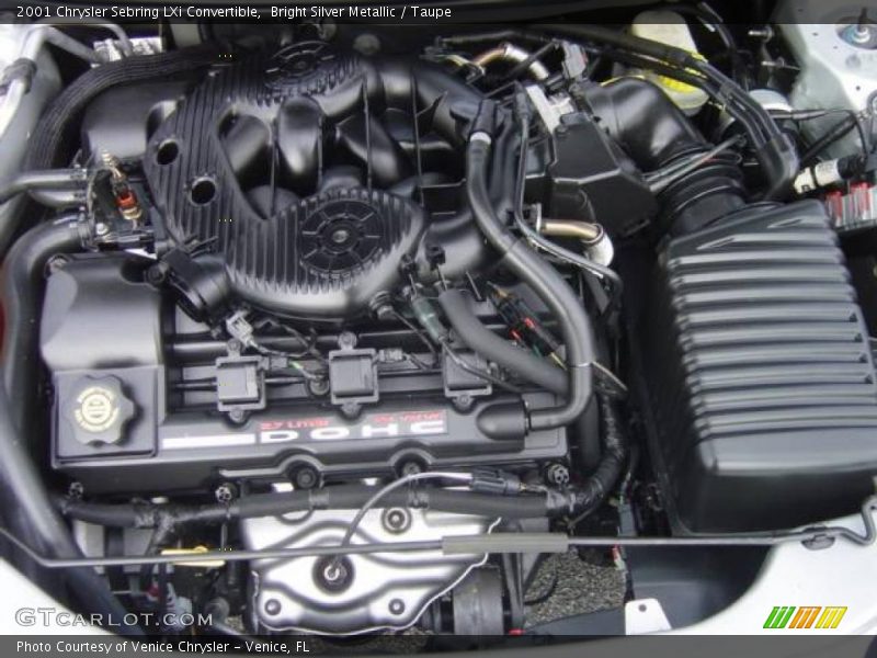 Bright Silver Metallic / Taupe 2001 Chrysler Sebring LXi Convertible