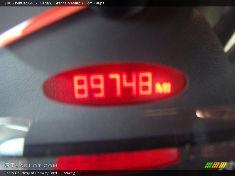 Granite Metallic / Light Taupe 2006 Pontiac G6 GT Sedan