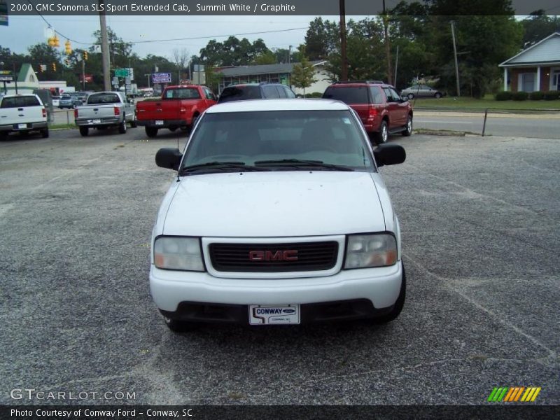 Summit White / Graphite 2000 GMC Sonoma SLS Sport Extended Cab
