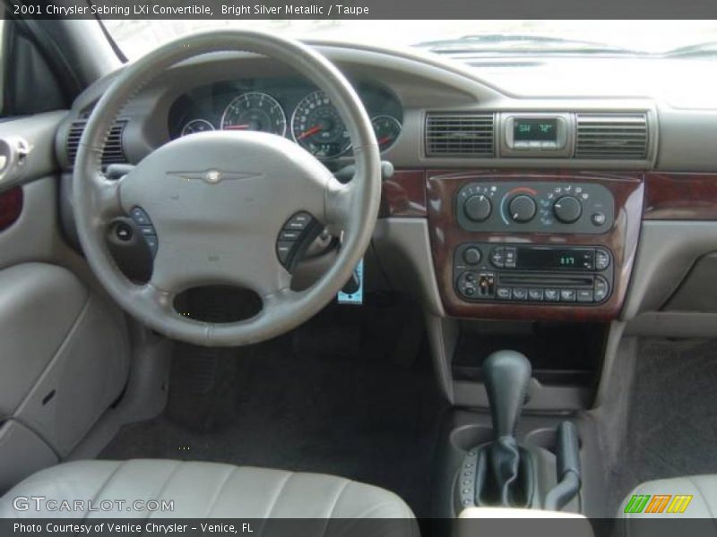 Bright Silver Metallic / Taupe 2001 Chrysler Sebring LXi Convertible