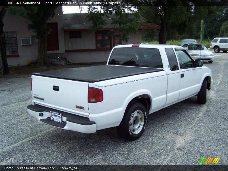 Summit White / Graphite 2000 GMC Sonoma SLS Sport Extended Cab