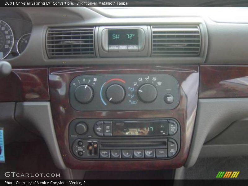 Bright Silver Metallic / Taupe 2001 Chrysler Sebring LXi Convertible