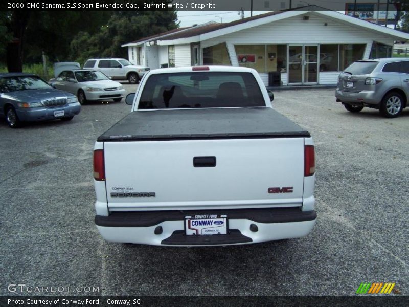 Summit White / Graphite 2000 GMC Sonoma SLS Sport Extended Cab