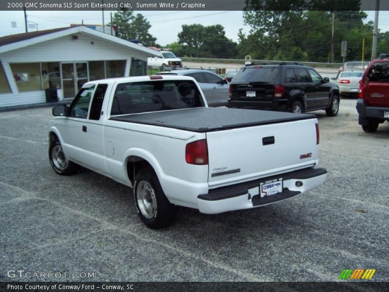 Summit White / Graphite 2000 GMC Sonoma SLS Sport Extended Cab