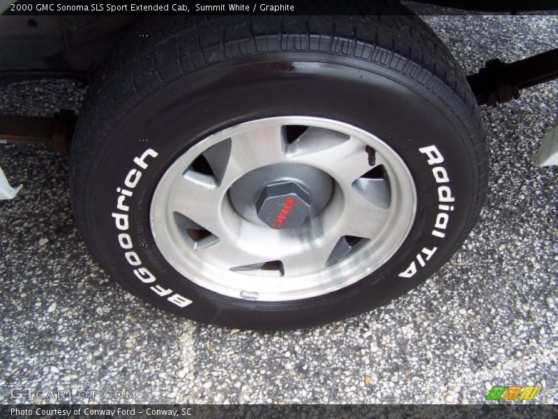 Summit White / Graphite 2000 GMC Sonoma SLS Sport Extended Cab