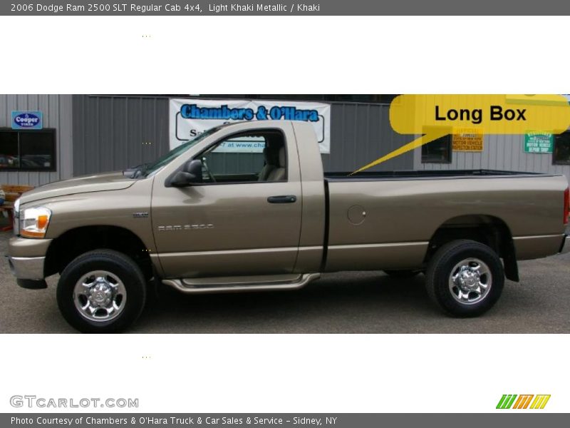 Light Khaki Metallic / Khaki 2006 Dodge Ram 2500 SLT Regular Cab 4x4
