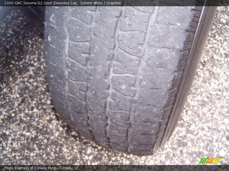 Summit White / Graphite 2000 GMC Sonoma SLS Sport Extended Cab