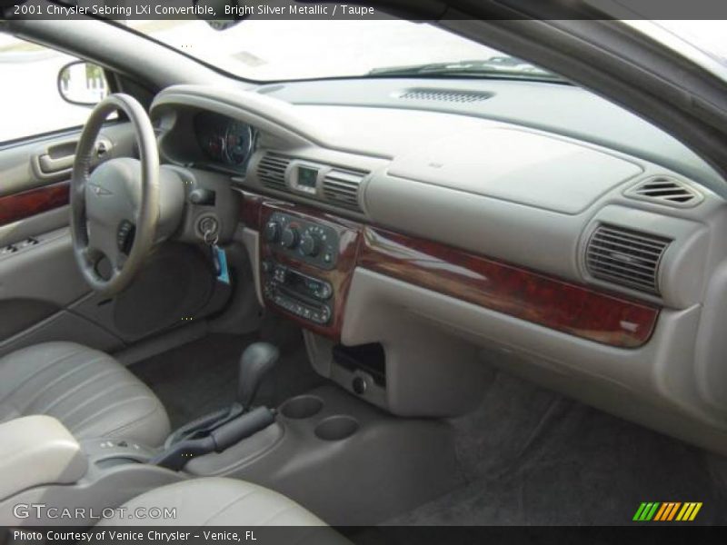 Bright Silver Metallic / Taupe 2001 Chrysler Sebring LXi Convertible