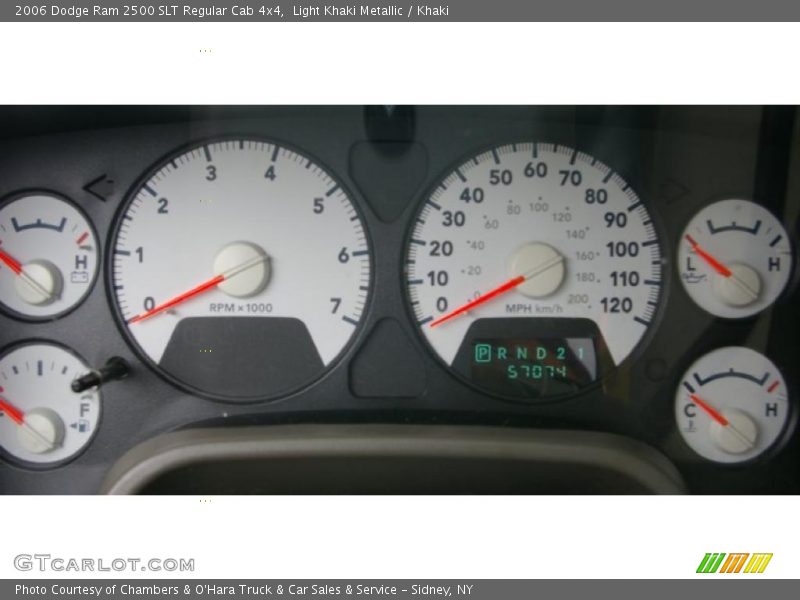 Light Khaki Metallic / Khaki 2006 Dodge Ram 2500 SLT Regular Cab 4x4